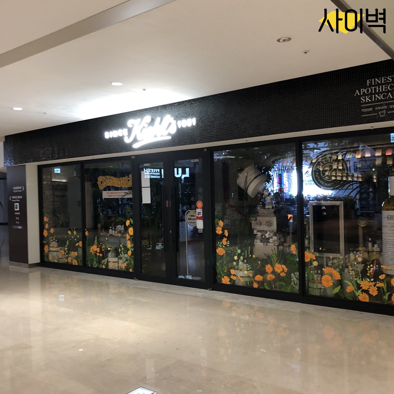 코엑스 키엘 칼렌듈라 벽화 벽화 시공