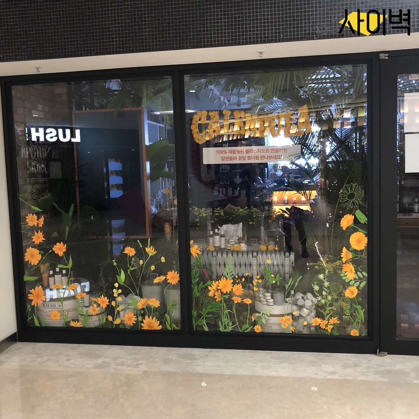 코엑스 키엘 칼렌듈라 벽화 벽화 시공 사진 7