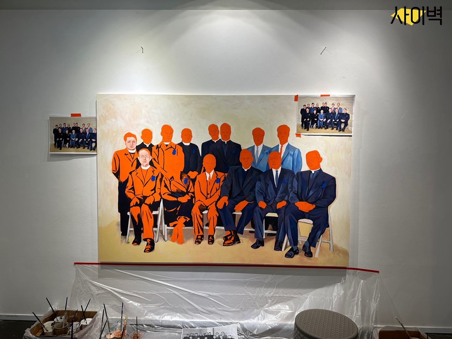 서강대학교 기념 캔버스벽화 벽화 시공 사진 5